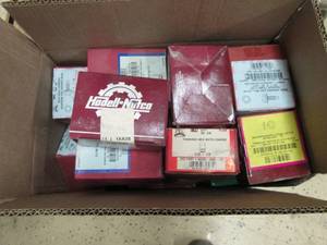 lot 290 image: box of various nuts, bolts, screw, ...