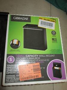 lot 300 image: Small wallmount security mailboxes,...