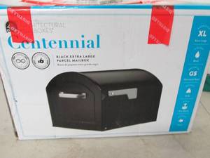 lot 308 image: xl large black mailbox...