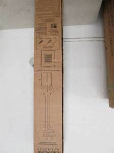 lot 315 image: Cedar mailbox post, open box...