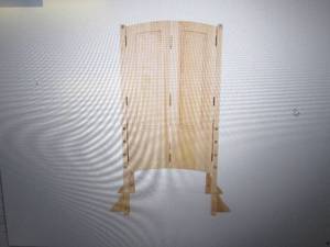 lot 321 image: Guide craft soild maple kitchen hel...