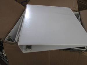 12- Universal 3 Ring Binders...