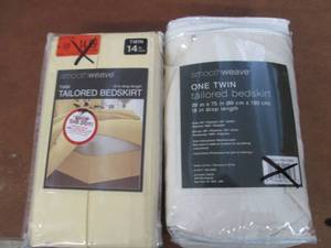 2 Twin Bedskirts...