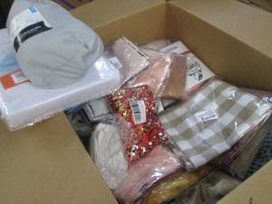 Box of Assorted Pillow Covers plus ...