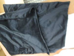 4- 20x20 inch Black Pillow Covers...
