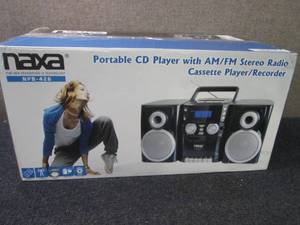 Naxa Portable CDCassetteAMFM Sys...