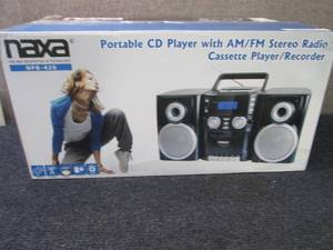 Naxa Portable CDCassetteAMFM Sys...