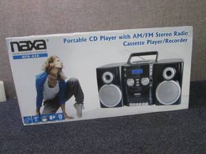 Naxa Portable CDCassetteAMFM Sys...