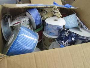 Large Lot of Decorative Ribbon , so...