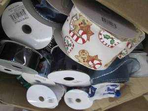 Large Lot of Decorative Ribbon , so...