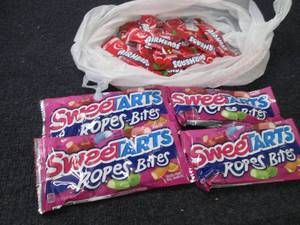 Sweetarts, Airheads...