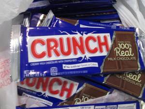 25- 1.55 oz Crunch Bars...