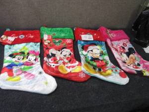 4 Assorte Mickey & Minnie Christmas...