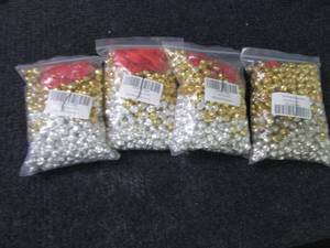 4 Bags GoldSilver Small Jingles Be...