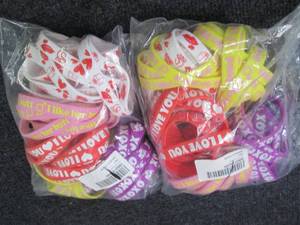2 Pks Silicone Bracelets...