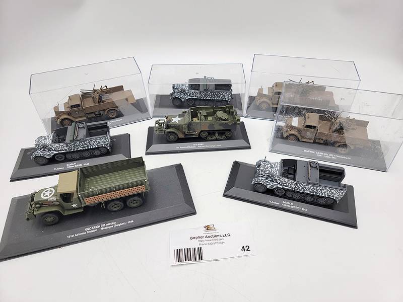Die cast tank m16 MGMC 3 ARARMORED Division Aachen Germany 1944" 1/43 scale 