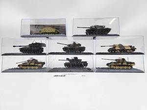 (8) 172 scale New In Case WWII Battle Tanks & Vehicles (1) StuG. III Ausf. G, (1) M109A6 Paladin, (1) Type 61, (1) IS-3m, (1) M48 A3 Patton 2, (1) M60A3, (2) Pz.Kpfw. V Panther Ausf. A