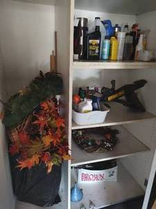 lot 311 image: Collection Of Garage Items And Dcor