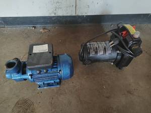 lot 323 image: Two Water Pumps