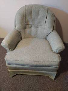 lot 15 image: Upholstered Arm Chair
