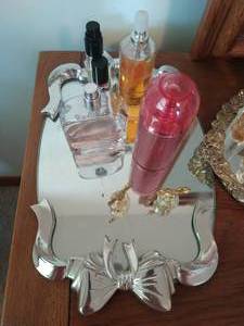 lot 48 image: Two Mirrored Tray with Contents