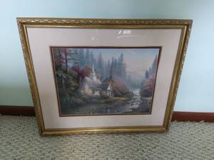 lot 102 image: Thomas Kinkade Print