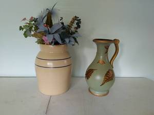 lot 107 image: Pair of Ceramic Vases