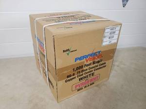 lot 17 image: New Spool of RG-6 Coaxial Cable - 1,000 ft