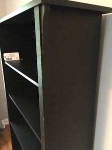 lot 137 image: Black Bookcase