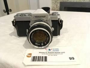 lot 99 image: Nikkormat Camera with Nikkor Lens