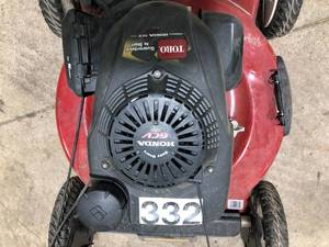 lot 332 image: Toro 22 Personal Pace Mower (Model 20372)