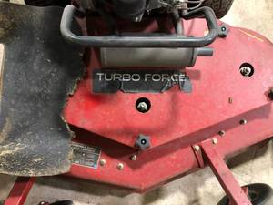lot 600 image: 48 Fixed Deck Gear Drive T-bar (Model 39678)