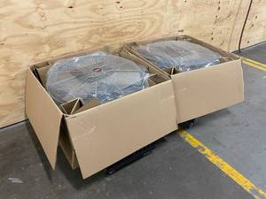 lot 41 image: DAYTON Lot of 2-  30 in Standard-Duty Industrial Fans, Stationary, Fan Head Only, 115V AC