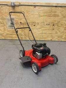 lot 52 image: YARD MACHINES 20 in. 125 cc OHV Briggs and Stratton Gas Walk Behind Push Mower