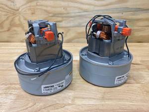lot 76 image: AMETEK LAMB Lot of 2- Vacuum Motors, Thru-Flow Discharge, Body Dia. 5.7 in, Voltage 120V AC, Blower Stages 2