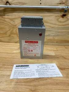 lot 79 image: PHASE-A-MATIC Phase Converter, Static, 208-243 Input Voltage, 208-243 Output Voltage, 15.2 A Output Amps