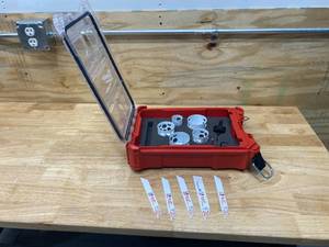 lot 20 image: MILWAUKEE Packout Hole Set with Sazall Blades