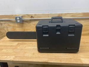 lot 14 image: RYOBI 20 in. 50 cc 2-Cycle Gas Chainsaw with Heavy-Duty Case