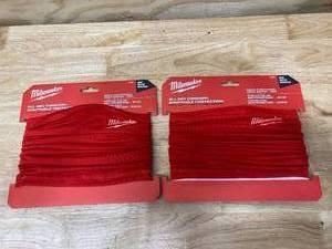 lot 101 image: MILWAUKEE Lot of 2-  Red Multi-Functional Neck Gaiters
