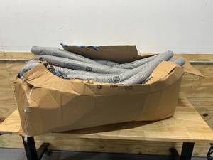 lot 107 image: PIG Absorbent Boom, Absorbs 30 gal. Universal, PK 40 ,Gray