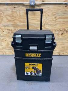 lot 17 image: DEWALT 16 in. 4-in-1 Cantilever Tool Box Mobile Work Center with Removable Tray