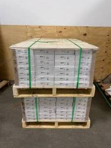 lot 4 image: HOME DECORATORS COLLECTION Lot of 56 Cases of- Maple Syrup 7.1 in. W x 47.6 in. L Luxury Vinyl Plank Flooring (23.44 sq. ft.)