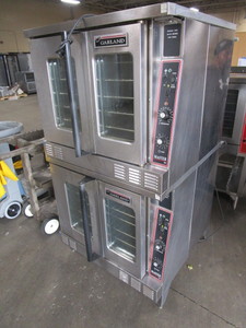 lot 248 image: GARLAND GAS CONVECTION DOUBLE OVEN