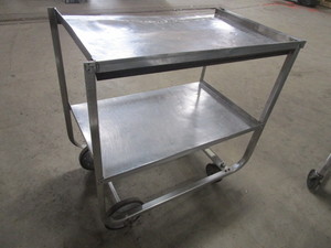 lot 270 image: STAINLESS STEEL CART