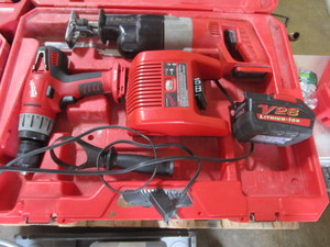 lot 429 image: MILWAUKEE CORDLESS DRILL AND SAWZALL