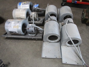 lot 446 image: MAGNETEK FAN HOUSINGS WITH FANS