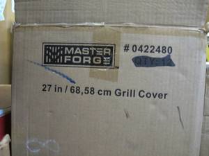 lot 534 image: Master Forge 27 Inch Universal Grill Cover