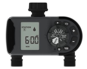 lot 560 image: Orbit 2-Outlet Hose Faucet Timer