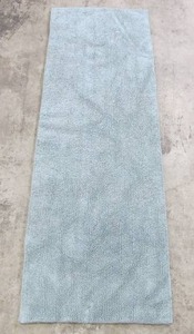 lot 588 image: Whitley Willows Turquoise Bath Mat - 100% Cotton - 60 Inches x 20 Inches