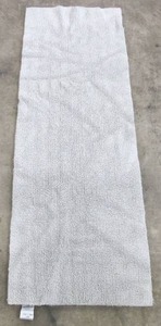 lot 596 image: Whitley Willows Gray Bath Mat - 100% Cotton - 60 Inches x 20 Inches